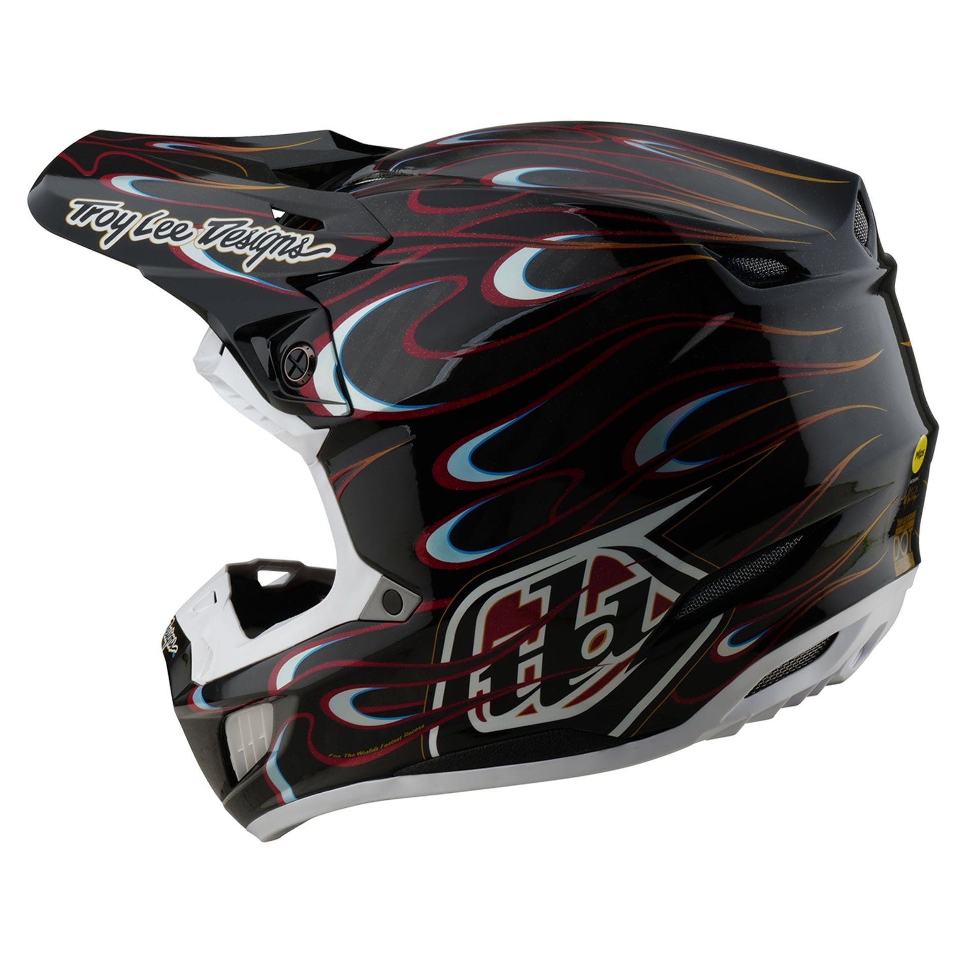 Casco Troy Lee Designs Se5 Ece de Carbón Torched Black / Red